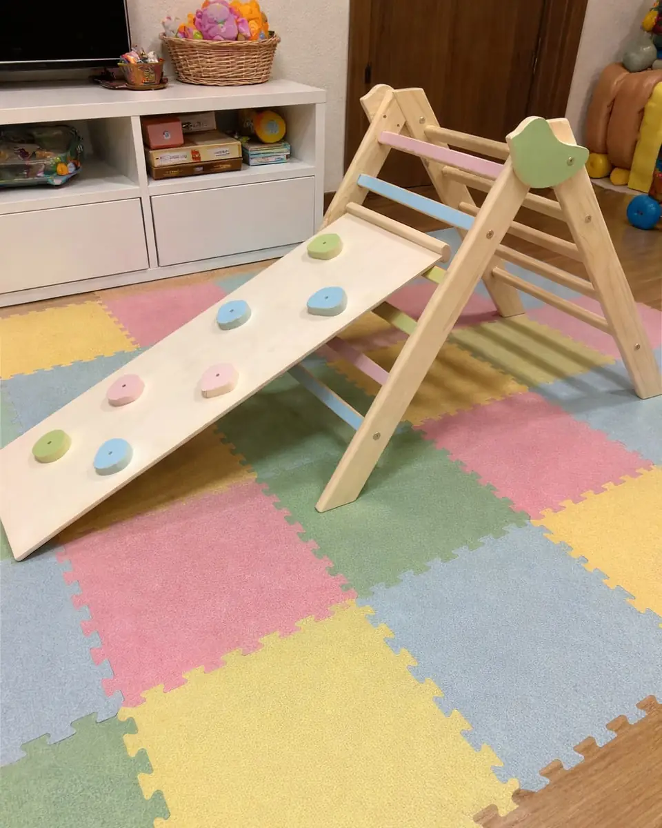 Review van het Barin Toys Kleine Vogel houten peuterklimrek