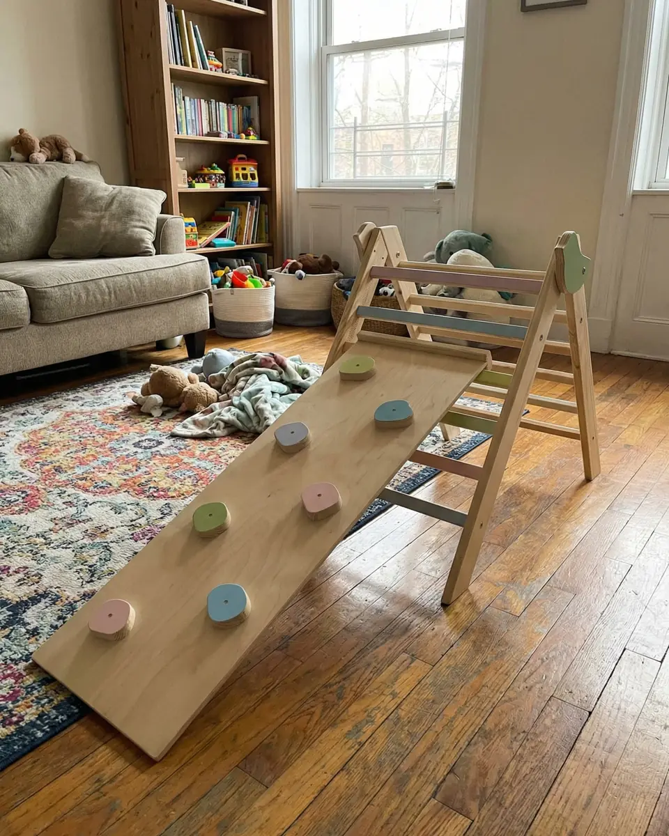 Barin Toys review: kleine vogel klimrek voor peuters in actie